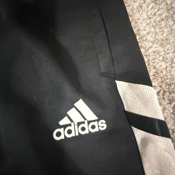 NWT Adidas Women’s Black White Aero ready Track Workout Pants – Size Small - Picture 2 of 9